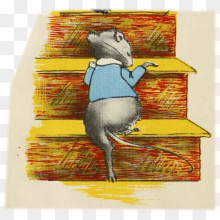 Little Gray Mouse - Illustration, HD Png Download