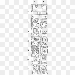 Morley 1915 Isglyphs - Mayan Initial Series, HD Png Download