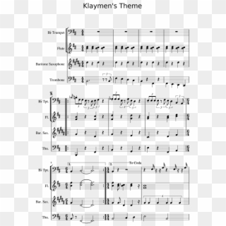 Klaymen's Theme Icon Concert Piano Tutorial - Sheet Music, HD Png Download