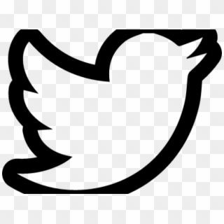 Twitter Clipart Twitter Bird - Facebook Black And White Social Media Icon, HD Png Download