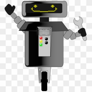 This Free Icons Png Design Of Happy Robot With Wrench, Transparent Png
