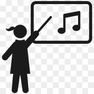 Teacher Clipart Music - Piano Teacher Clip Art, HD Png Download