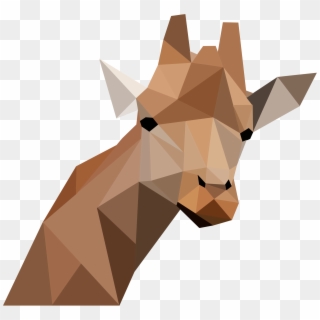 This Free Icons Png Design Of Low Poly Giraffe, Transparent Png