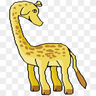 This Free Icons Png Design Of 8-bit Giraffe, Transparent Png