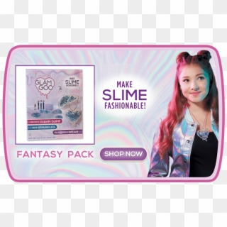Make Slime Fashionable With The Glam Goo Fantasy Pack - Girl, HD Png Download