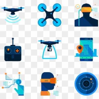 Drone - Drone Icons, HD Png Download