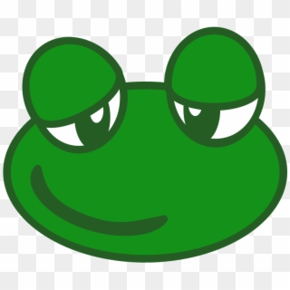 Clipart - Frog - Frog Head Clip Art, HD Png Download