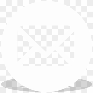 Follow Us - Email Icon White Circle Png, Transparent Png