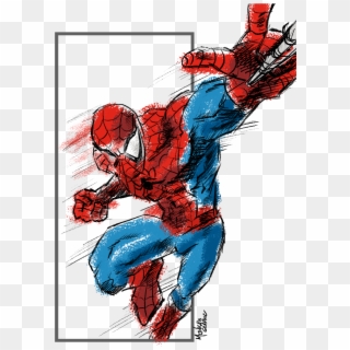 Model Image T Shirt - Spider-man, HD Png Download