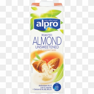 Alpro Unsweetened Almond Milk Asda, HD Png Download