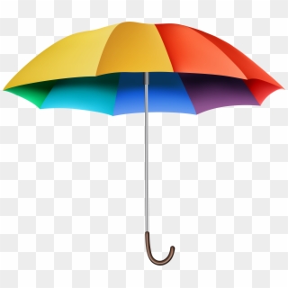 Rainbow Umbrella Transparent Clip Art Image, HD Png Download