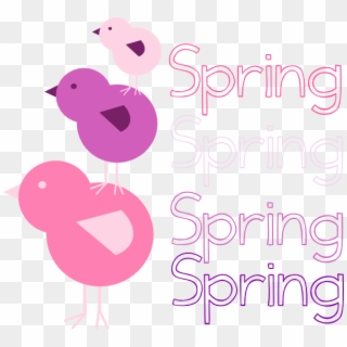Spring And Birds Multi Colors Svg Clip Arts 600 X 551, HD Png Download