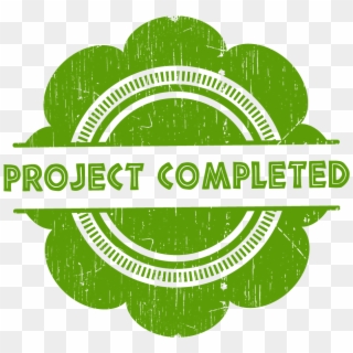 Green Stamp That Says, Project Completed - Welcome To My Profile Graphics, HD Png Download