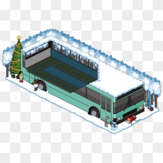 Bus - Ads Habbo Infobus, HD Png Download