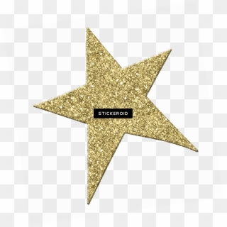 Sparkling Gold Star, HD Png Download