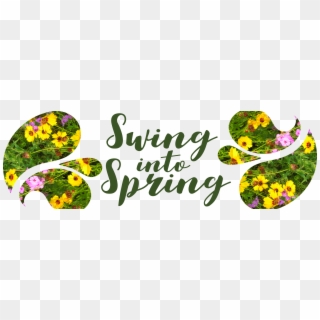 Swing Into Spring Header Paisley - Spring Header, HD Png Download