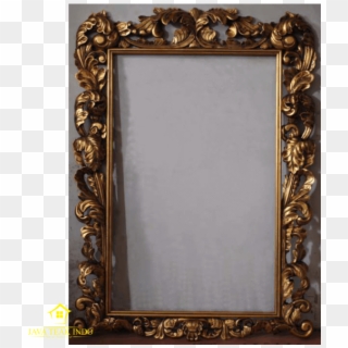 Gold Leaf Mirror Rahwana - Modern Mirror Frame Design, HD Png Download