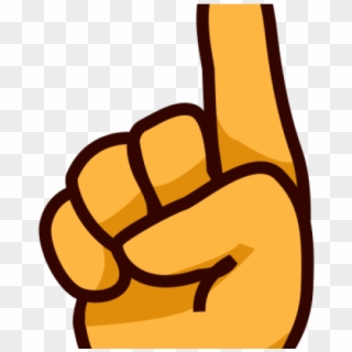 Hand Emoji Clipart Thumbs Up - Finger Pointing Up Clipart, HD Png Download