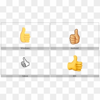 Emojitracker Com Source - Thumbs Up Symbol, HD Png Download