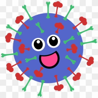This Free Icons Png Design Of Cute Virus, Transparent Png