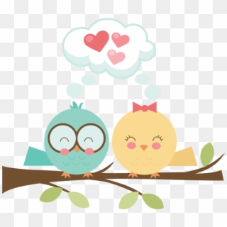 Clipart Png Cute 20 - Cute Love Birds Cartoon, Transparent Png