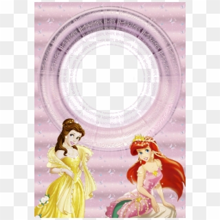 Pink Cute Png Frame With Princess - Disney Arielle, Transparent Png
