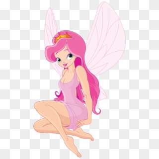 Png Royalty Free Library Cartoon Illustration Pink - Cartoon Pink Fairy, Transparent Png