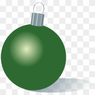 Image Transparent Stock Green Christmas Ornaments Clipart - Red Ornament Clip Art, HD Png Download