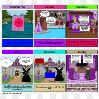 Freeman Story Board Good And Evil Fairy - Cartoon, HD Png Download