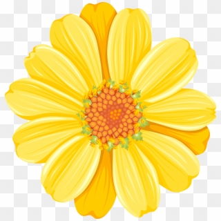 Yellow Daisy Png Transparent Clip Art Image, Png Download