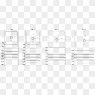Dimensions Onda - Technical Drawing, HD Png Download