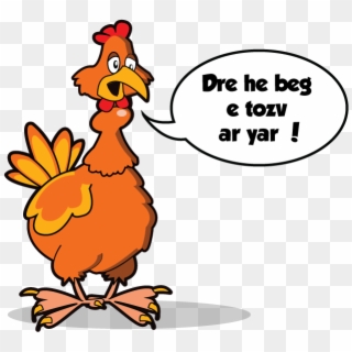 Poule-bretonne - Cartoon, HD Png Download