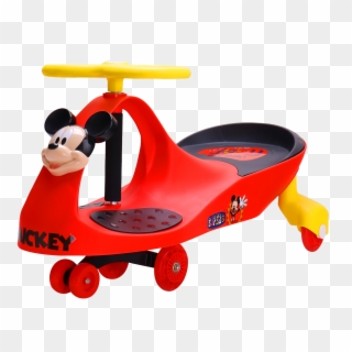 Mickey Mouse Swing Car Features - Riding Toy, HD Png Download