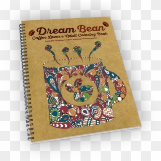 Spiral-bound Coloring Book With Coffee Theme - Deer, HD Png Download