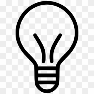 Light Off Comments - Light Bulb Outline Png, Transparent Png