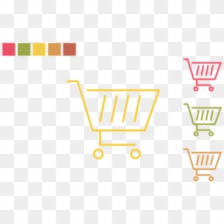 Shopping Cart Icons Vector, HD Png Download
