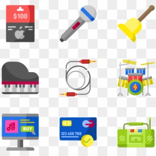 Cart Icons Free Music Store, HD Png Download
