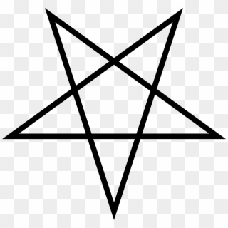 This Free Icons Png Design Of Upside Down Pentagram - Upside Down Star Png, Transparent Png