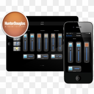 #oncontrols #nowitson #smarthome The Hunter Douglas - Hunter Douglas, HD Png Download