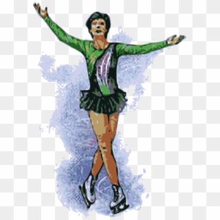 This Free Icons Png Design Of Figure Skating Woman - Dancer, Transparent Png