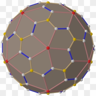 Polyhedron Snub 12-20 Right Dual From Red - Circle, HD Png Download