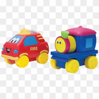 Bob The Train Fire Truck Toy Figure, 2 Figure Pack - Bob The Train Toys, HD Png Download