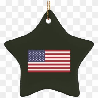 Usa Flag Ceramic Star Ornament - State Of The Union Chris Brown, HD Png Download