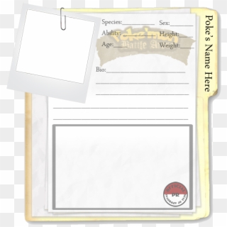 Pokemon Card Template Printable 155349 - Envelope, HD Png Download