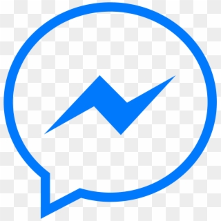 Icono Facebook Png - White Facebook Messenger Icons, Transparent Png