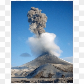 Explosive Ash Plume Rises ~,00 M Above - Stratovolcano, HD Png Download