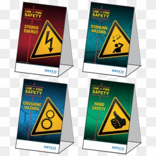 Line Of Fire Tent Card Set , Png Download - Triangle, Transparent Png