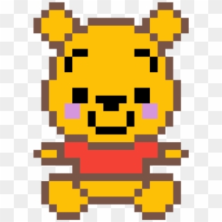 Little Pooh Bear - Winnie The Pooh Pixel Art, HD Png Download