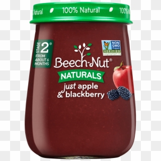 Naturals Just Apple & Blackberry Jar - Natural Foods, HD Png Download
