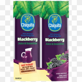 Blackberry Pulp - Soursop Fruit Chiquita Juice, HD Png Download